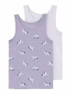 NAME IT Nmftank Unicorn 2 Pack - Hemd - Lavender Aura