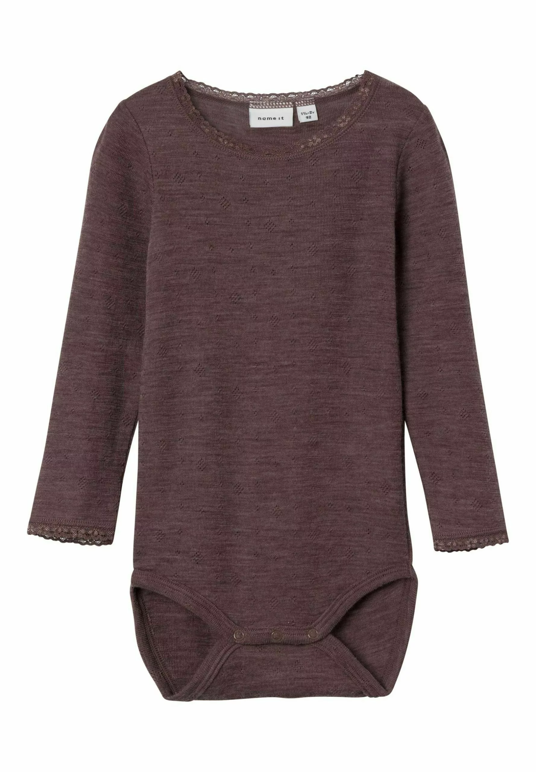 NAME IT Nmfwang Ne Ls Solid - Body - Peppercorn 1 NAME IT Nmfwang Ne Ls Solid - Body - Peppercorn