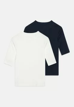NAME IT Nkfvenny Slim 2 Pack - Longsleeve - Dark Sapphire/White Alyssum