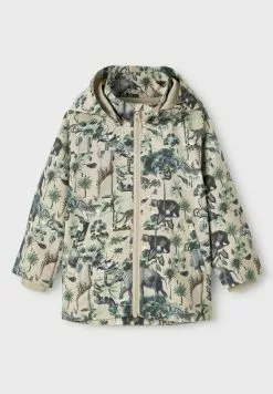 NAME IT Max - Halflange Jas - Plaza Taupe 13 NAME IT Max - Halflange Jas - Plaza Taupe -Shirt Zacht Verkoop a57d65a4aa7f483fb4042923e4109832