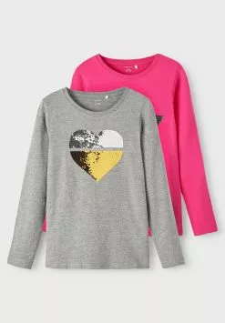 NAME IT Nkfbistar 2 Pack- Longsleeve - Pink Yarrow -Shirt Zacht Verkoop a5e175710c3c40598019e8274716d511