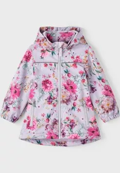 NAME IT Falfa Floral - Halflange Jas - Sand Verbena -Shirt Zacht Verkoop a691eb1f9ad24bab855a380200e26e3a