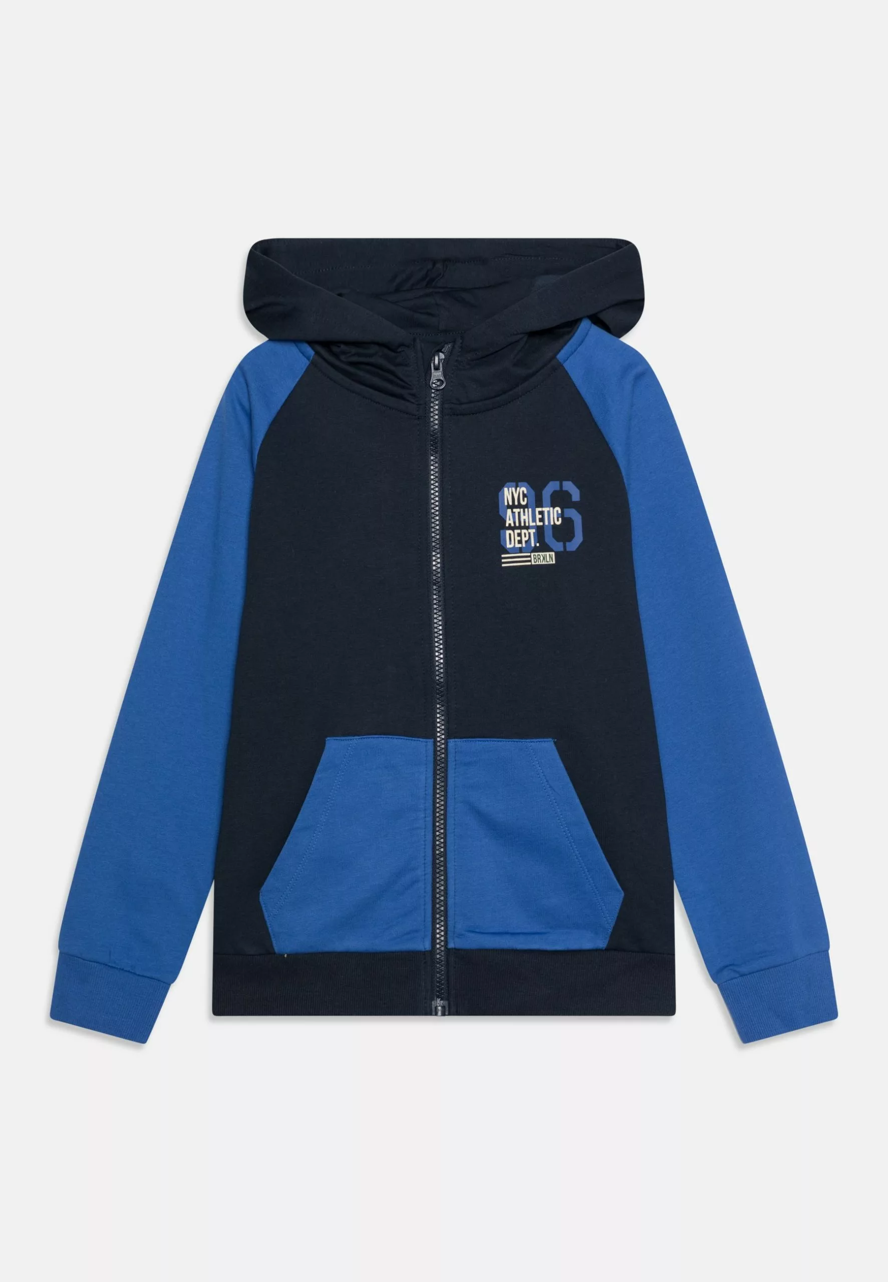 NAME IT Nkmnesve Card Hood- Sweater Met Rits - Dark Sapphire 1 NAME IT Nkmnesve Card Hood- Sweater Met Rits - Dark Sapphire