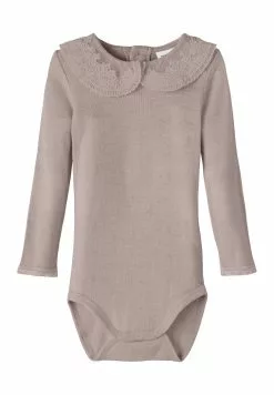 NAME IT Fwang Need Ls W/Col - Longsleeve - Sphinx