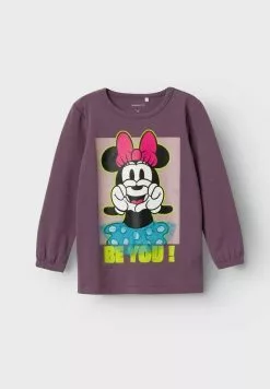 NAME IT Fjerina Minnie Top Wdi - Longsleeve - Arctic Dusk -Shirt Zacht Verkoop ab2a3cc7db064ff89c230eaca70600e9