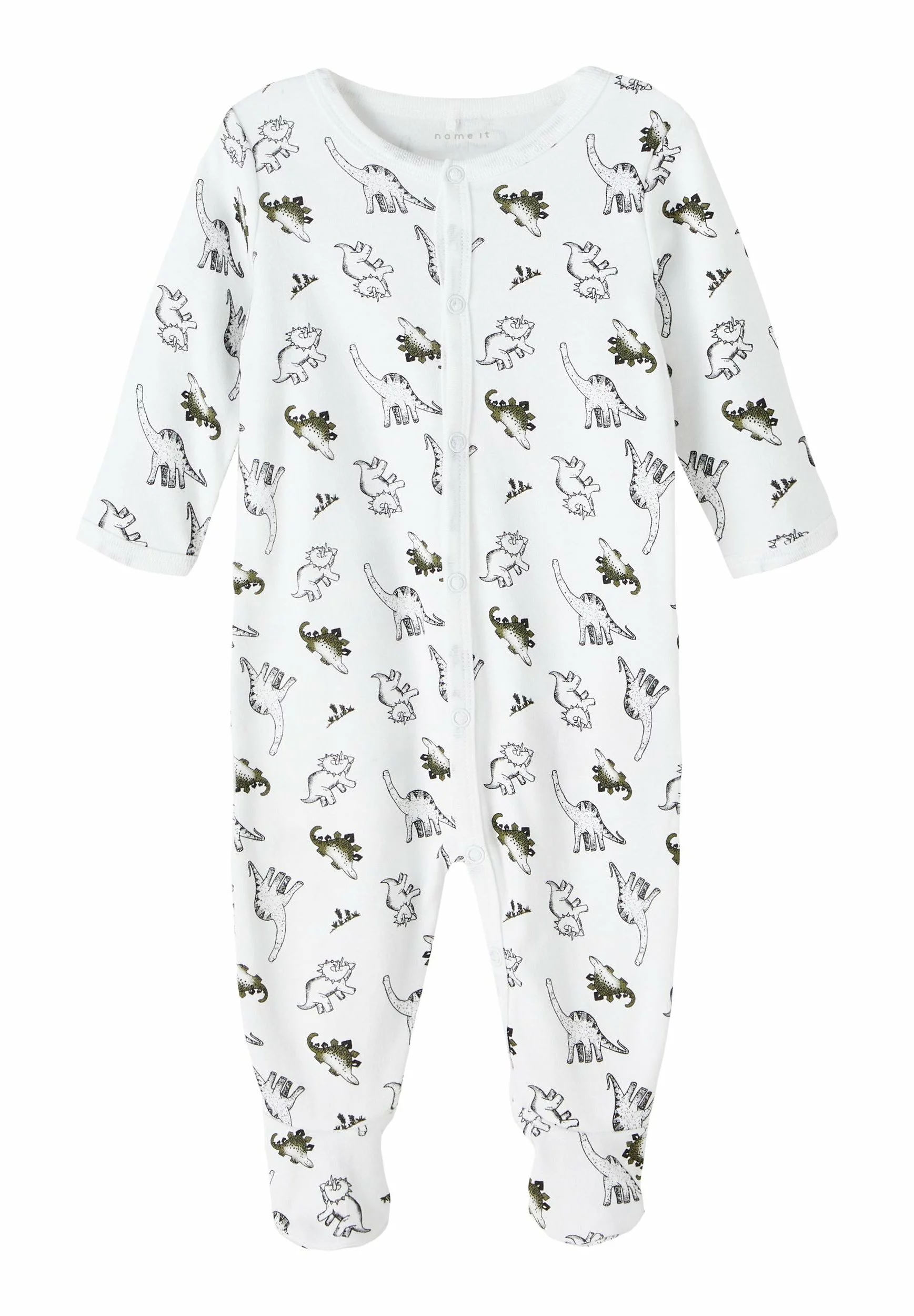 NAME IT W/F Dino Noos - Pyjama - Bright White 2 1 NAME IT W/F Dino Noos - Pyjama - Bright White 2