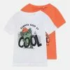 NAME IT Nmmvux 2 Pack - T-Shirt Print - Bright White/Coral