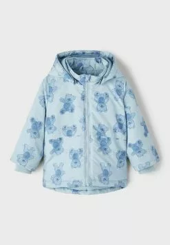 NAME IT Rabweisende - Regenjas - Blue Fog 9 NAME IT Rabweisende - Regenjas - Blue Fog -Shirt Zacht Verkoop af709ee6e04e4423b81493b661d6733a