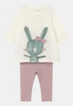 NAME IT Nbfkassandra Tunic Set - Legging - White Alyssum