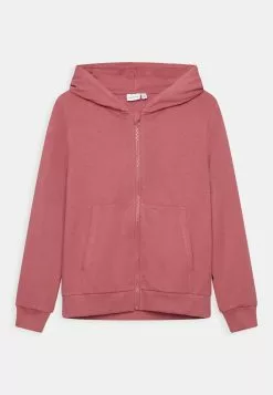 NAME IT Nkfna Card Hood Unb Noos - Sweater Met Rits - Rose Wine