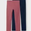 NAME IT Nkfvivian 2 Pack- Legging - Light Pink