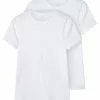 NAME IT Nkmt Slim 2Pack - T-Shirt Basic - Bright White