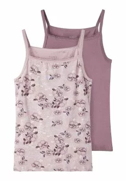 NAME IT Nkfstrap Arctic Flowers 2 Pack - Hemd - Purple