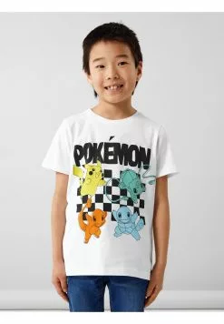 NAME IT Nkmjulin Pokemon - T-Shirt Print - Bright White