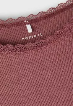 NAME IT Nkfkab Ls Slim Noos - Trui - Purple -Shirt Zacht Verkoop b6a7f261cecd4ddda388d44332f37d85