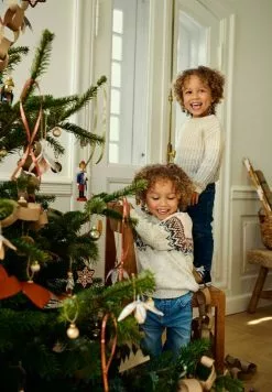 NAME IT Langarm - Trui - White Alyssum