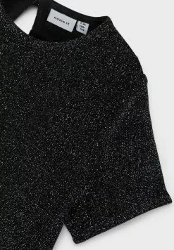 NAME IT Mit Kurzen Ärmeln Glitzer - T-Shirt Print - Black 6 NAME IT Mit Kurzen Ärmeln Glitzer - T-Shirt Print - Black -Shirt Zacht Verkoop b6f43ebe9b364a4eabfa1c8e98045929