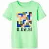 NAME IT Regular Fit - T-Shirt Print - Green Ash