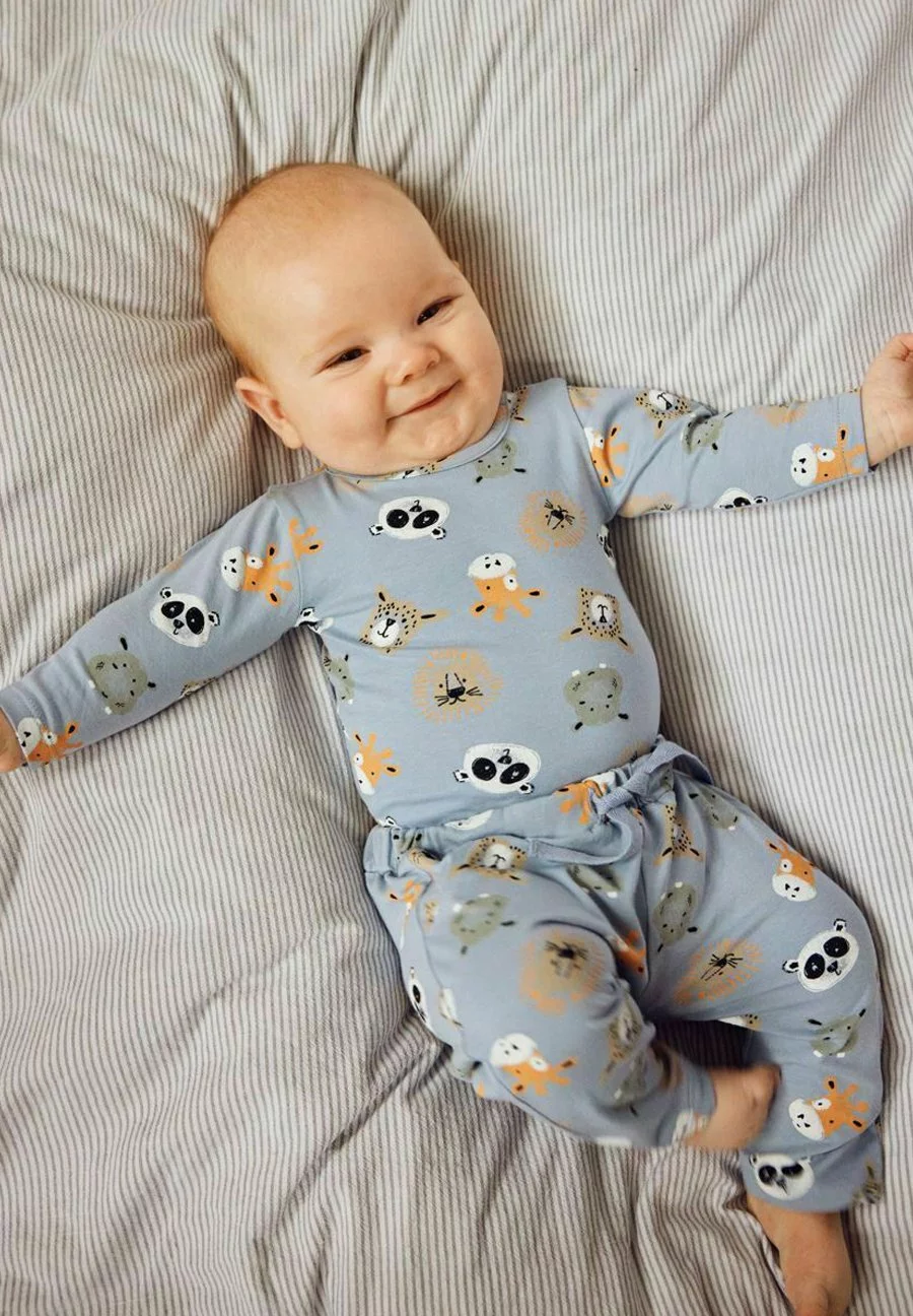 NAME IT Print - Broek - Dusty Blue 1 NAME IT Print - Broek - Dusty Blue