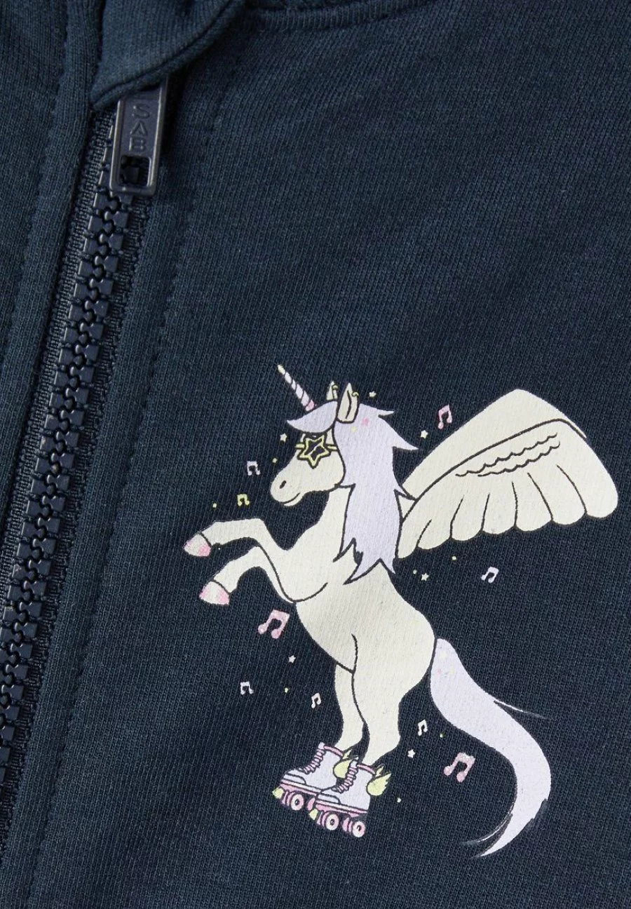 NAME IT Nmfbascha Ls Swe Unb Pb - Sweater Met Rits - Dark Sapphire 3 NAME IT Nmfbascha Ls Swe Unb Pb - Sweater Met Rits - Dark Sapphire - Afbeelding 3