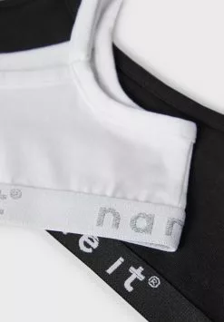 NAME IT Nkfstrap 2 Pack - Bustier - Black -Shirt Zacht Verkoop b91b589e36714633ac488987600cc7c7