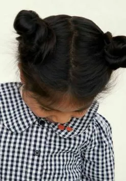 NAME IT Karierte - Overhemdblouse - Dark Sapphire