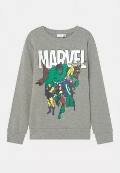 NAME IT Nkmnoise Marvel - Sweater - Grey Melange