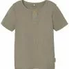 NAME IT Regular Fit - T-Shirt Basic - Dried Sage