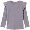 NAME IT Langen Ärmeln - Longsleeve - Lavender Gray