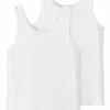 NAME IT Nkfuu Tank Top 2 Pack - Hemd - White