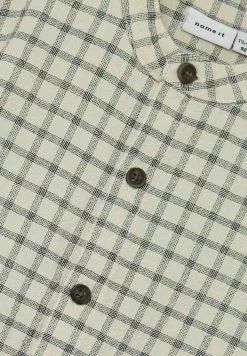 NAME IT Karierte - Overhemd - Bright White -Shirt Zacht Verkoop be5991b8b5344e72b4ee037926d4eee8