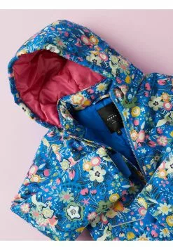 NAME IT Geblümtes - Winterjas - Lapis Blue -Shirt Zacht Verkoop c057ed0e49b7489490443c68308a2a05