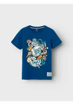 NAME IT Regular Fit - T-Shirt Print - True Blue -Shirt Zacht Verkoop c43483caf1914bc097208bab334fd1fe