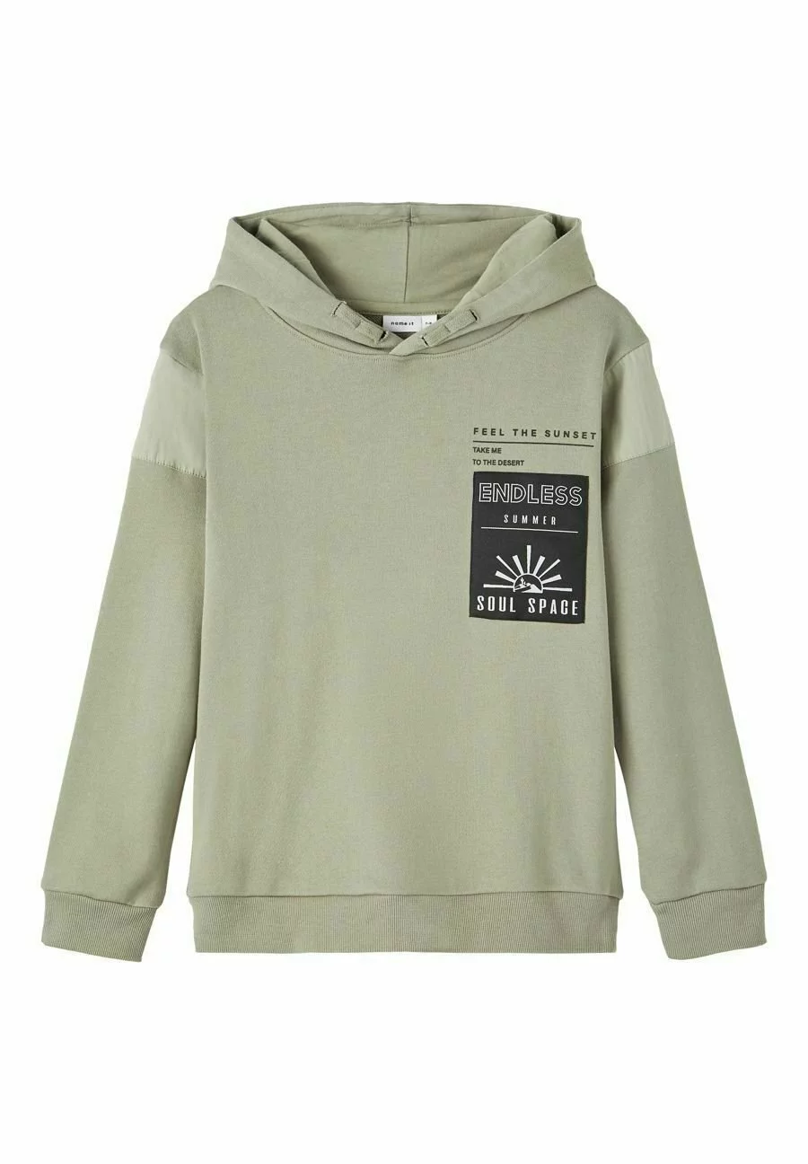 NAME IT Print - Hoodie - Dried Sage 1 NAME IT Print - Hoodie - Dried Sage