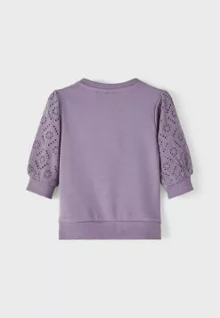 NAME IT Regular Fit - Sweater - Purple Sage -Shirt Zacht Verkoop c717da574fce4755ba7f15803bc4e77d