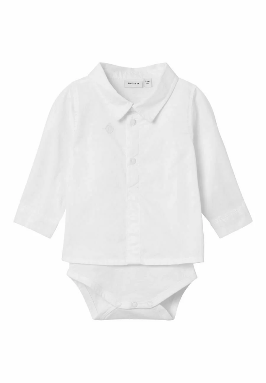 NAME IT Nbmdefalle- Overhemd - Bright White 1 NAME IT Nbmdefalle- Overhemd - Bright White