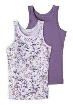 NAME IT Nmftank Top Flower 2 Pack - Hemd - Purple