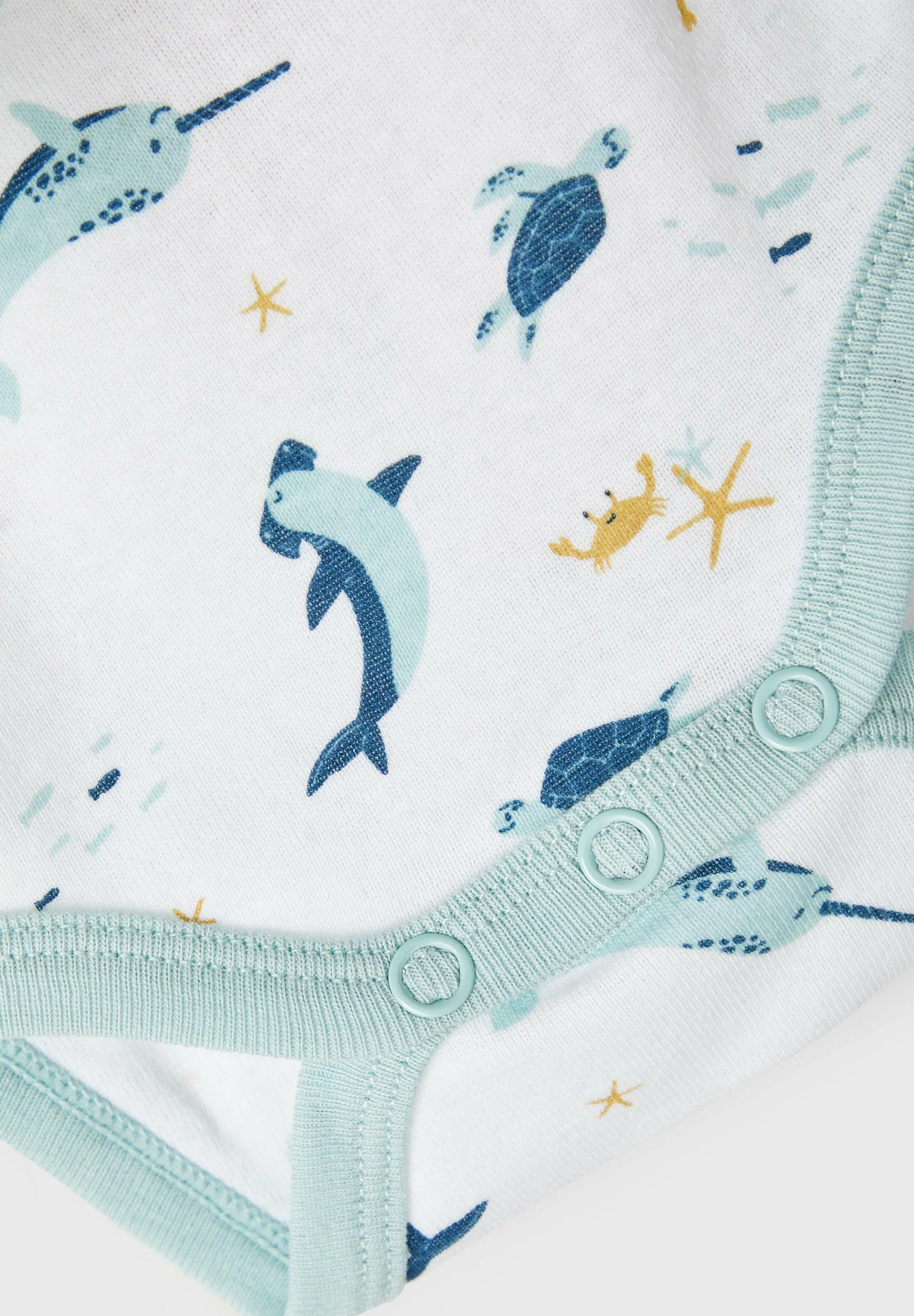 NAME IT Nbmbody Undersea 3 Pack - Body - Blue 2 NAME IT Nbmbody Undersea 3 Pack - Body - Blue - Afbeelding 2