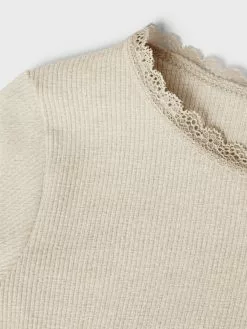 NAME IT Nmfkab Ls Noos - Longsleeve - Peyote Melange -Shirt Zacht Verkoop cdd716231ae84369b64f71a16533b457