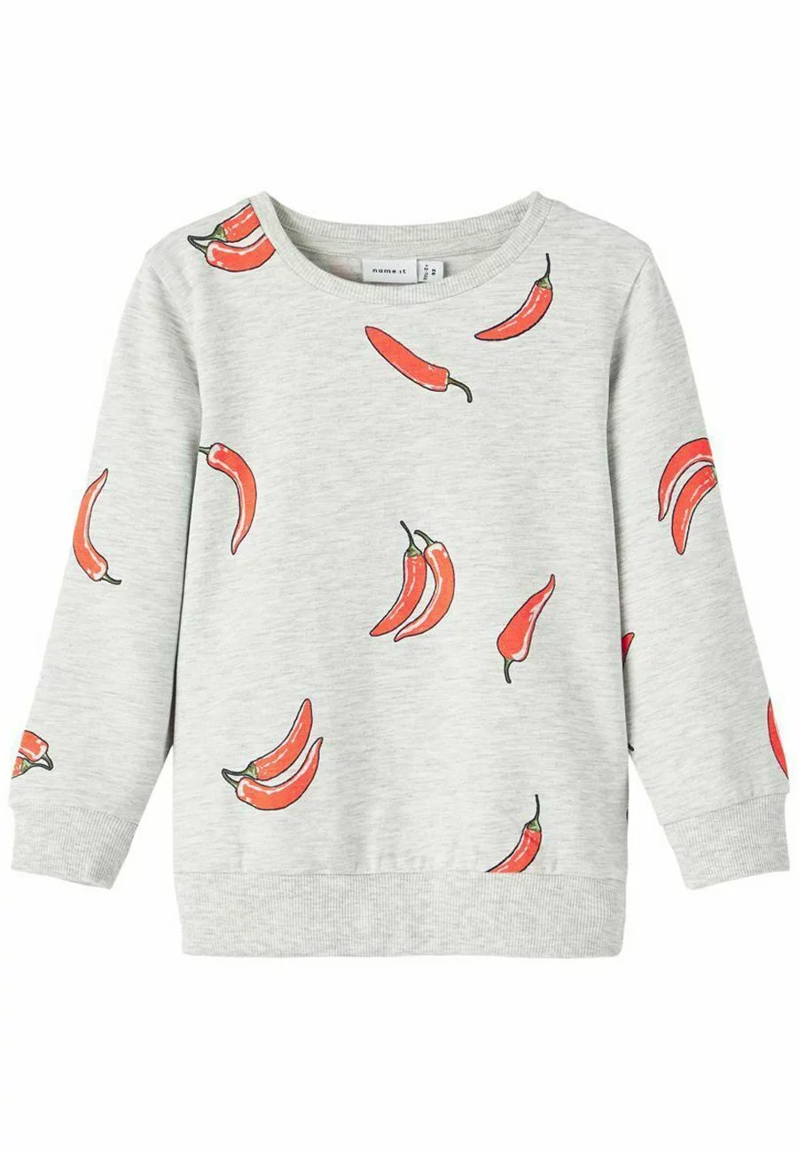 NAME IT Regular Fit - Sweater - Light Grey Melange 1 NAME IT Regular Fit - Sweater - Light Grey Melange