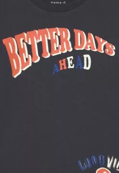 NAME IT Nmmbirger - Longsleeve - Dark Sapphire -Shirt Zacht Verkoop d19c094210cc4f3baa6cfcc0fee2e9d1