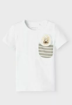 NAME IT Nbmjudas Box- T-Shirt Print - Bright White -Shirt Zacht Verkoop d37af4d63f2e4746a7d4fadaba8f12b8