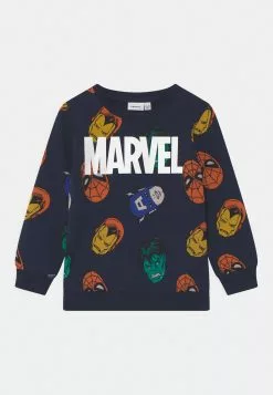 NAME IT Nmmniks Marvel Bru Mar - Sweater - Dark Sapphire