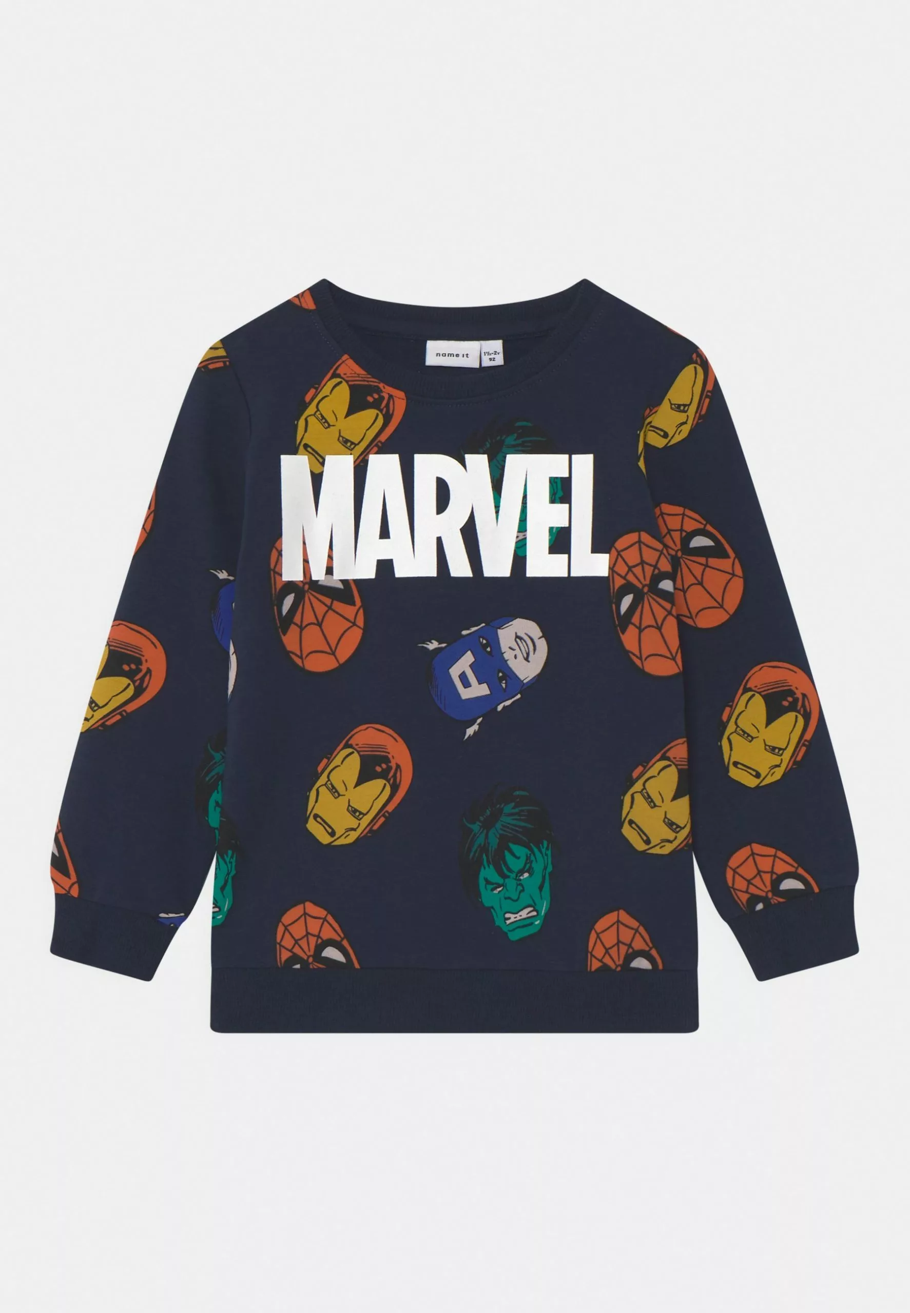 NAME IT Nmmniks Marvel Bru Mar - Sweater - Dark Sapphire 1 NAME IT Nmmniks Marvel Bru Mar - Sweater - Dark Sapphire