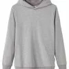 NAME IT Nkmnesweat Hood - Hoodie - Grey Melange