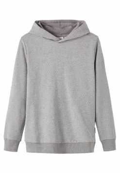 NAME IT Nkmnesweat Hood - Hoodie - Grey Melange