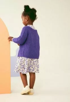 NAME IT Langarm - Vest - Purple Corallites