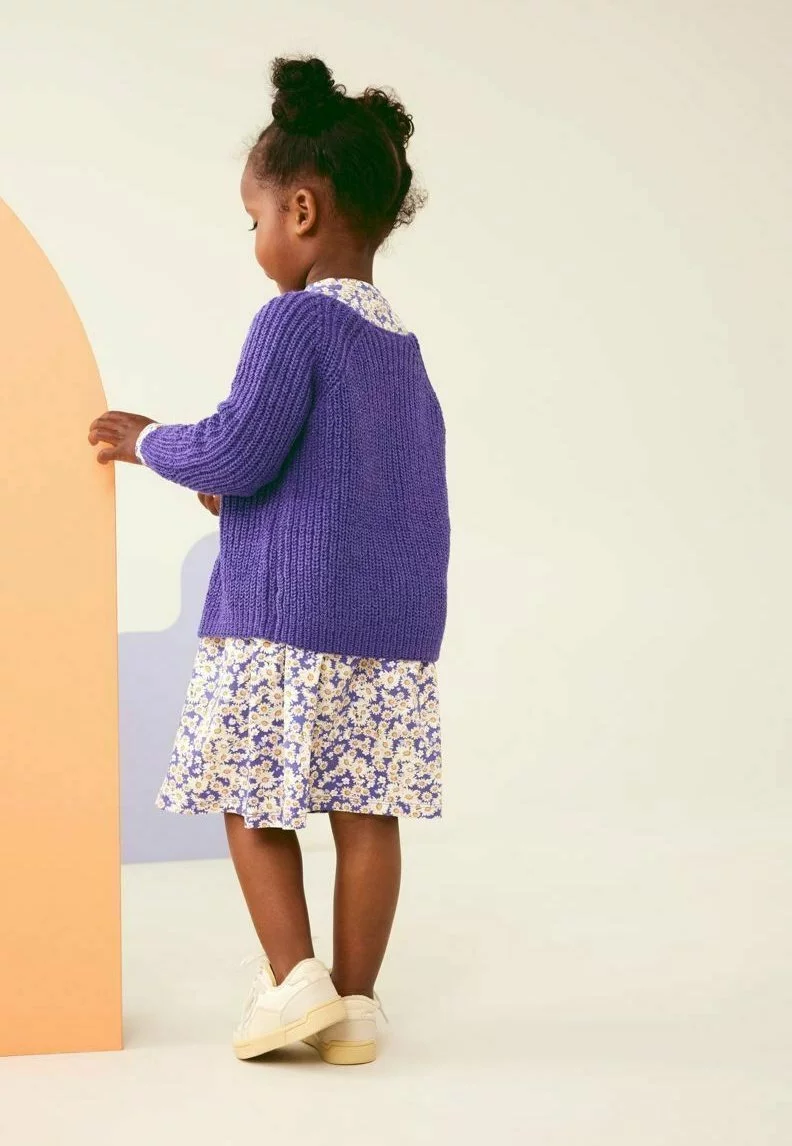 NAME IT Langarm - Vest - Purple Corallites 1 NAME IT Langarm - Vest - Purple Corallites