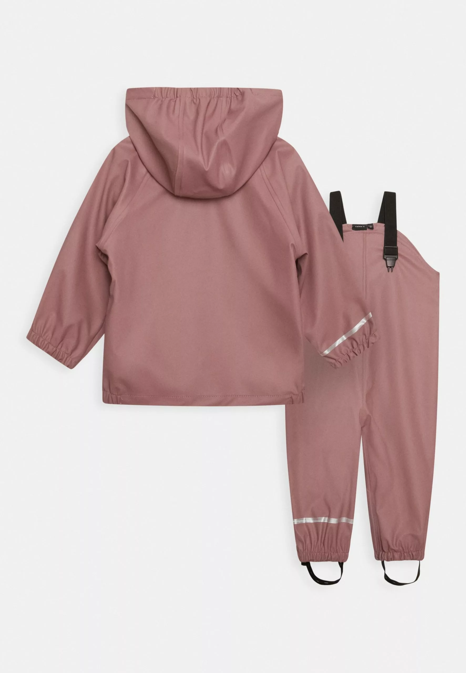 NAME IT Nkndry Rain Suspenders Unisex Set - Regenbroek - Wistful Mauve 2 NAME IT Nkndry Rain Suspenders Unisex Set - Regenbroek - Wistful Mauve - Afbeelding 2