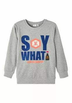 NAME IT Kikkoman - Sweater - Grey Melange